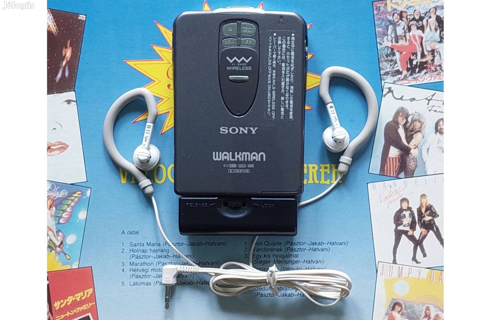 Sony WM-WX1 Walkman Kazettás MAGNÓ ODA-Vissza Játszó Blank