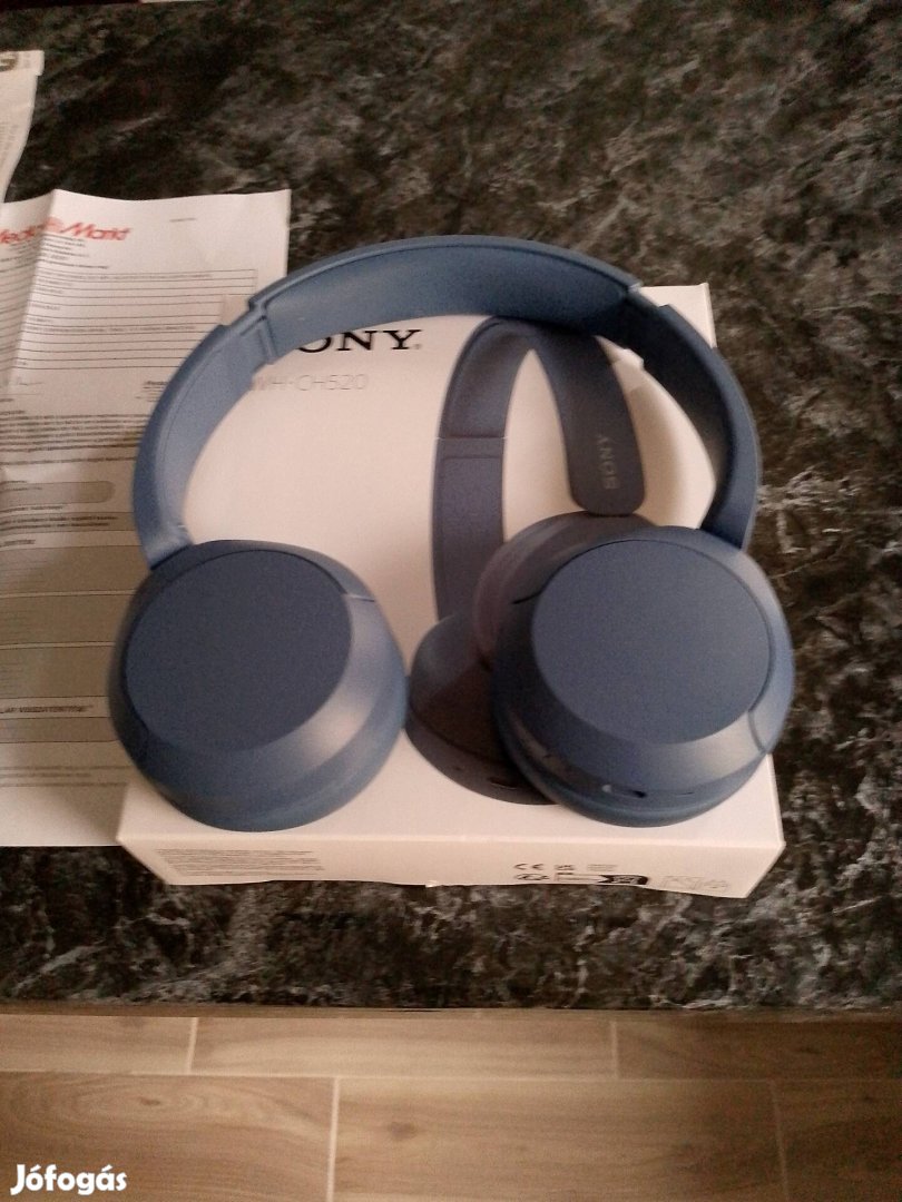 Sony Whch520BL Bluetooth fejhallgató vadonatúj 