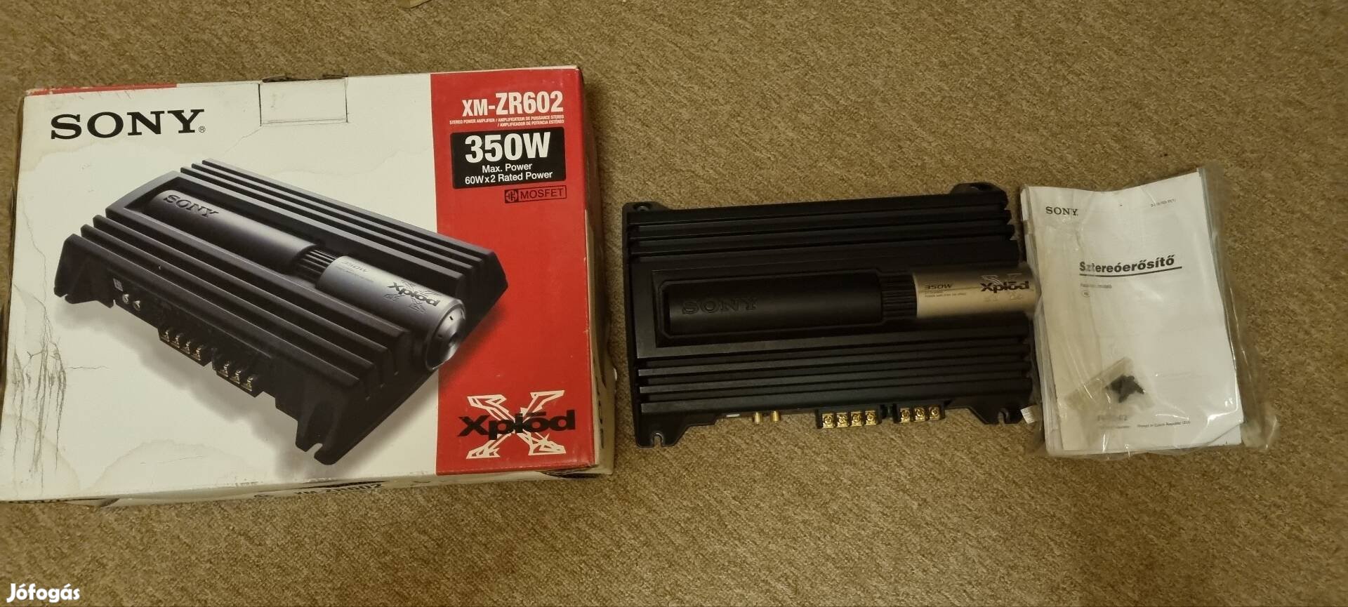 Sony XM-ZR602 350W autós erősítő eladó! 