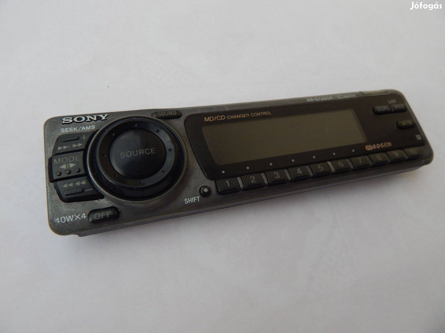 Sony XR-C7200R RDS Rádió Fejegység Előlapja