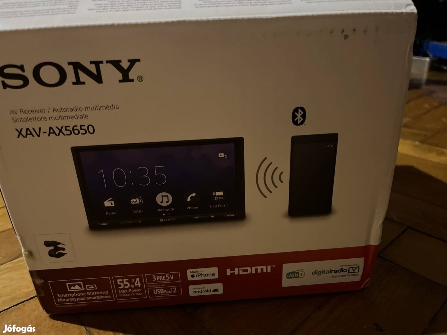 Sony Xav-AX5650, HDMI, 4x55W, Carplay