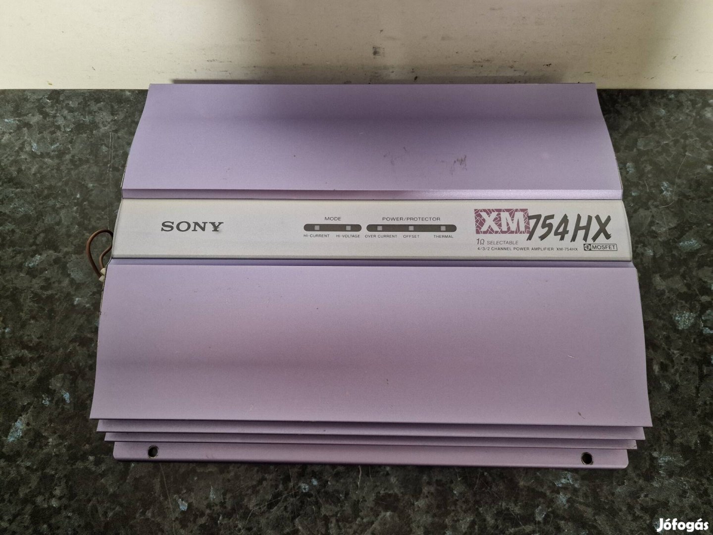 Sony Xm-754Hx, 4 csatornás, hidalható autó erősítő 