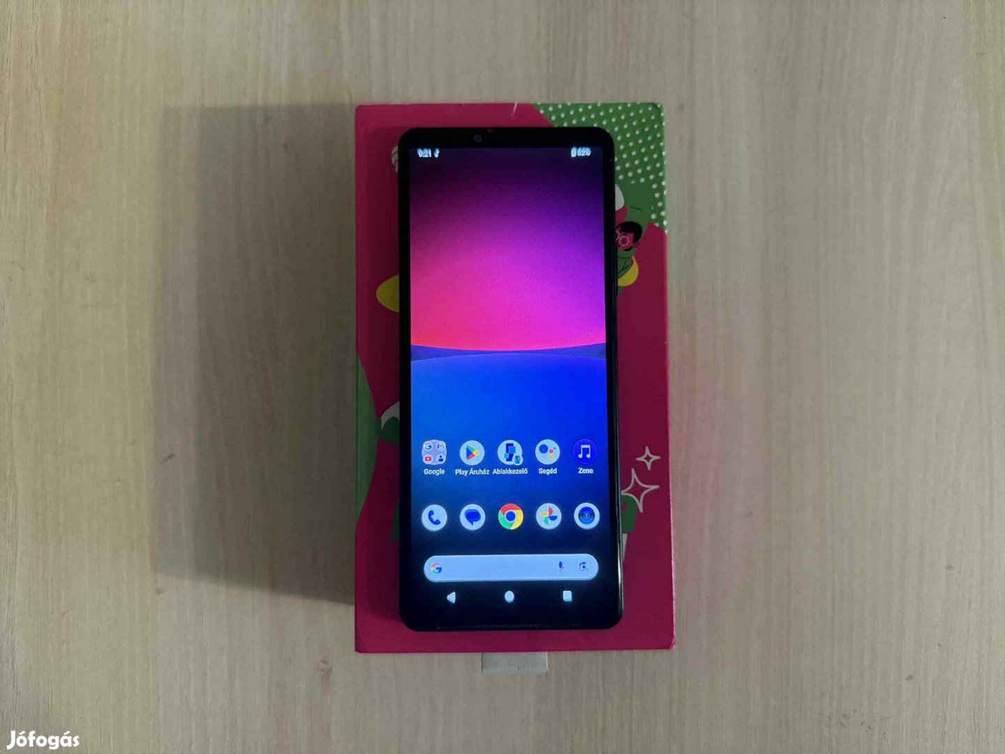 Sony Xperia 10 IV. 6/128GB Újszerű Fekete Garis !