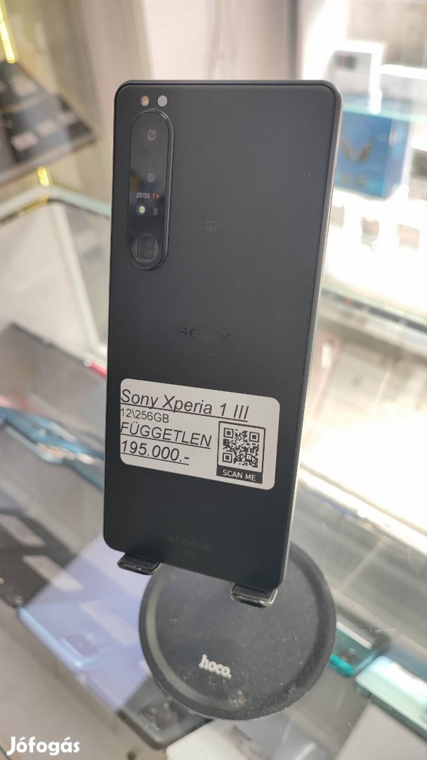 Sony Xperia 1 III 12/256 GB Kártyafüggetlen Karcmentes állapotú