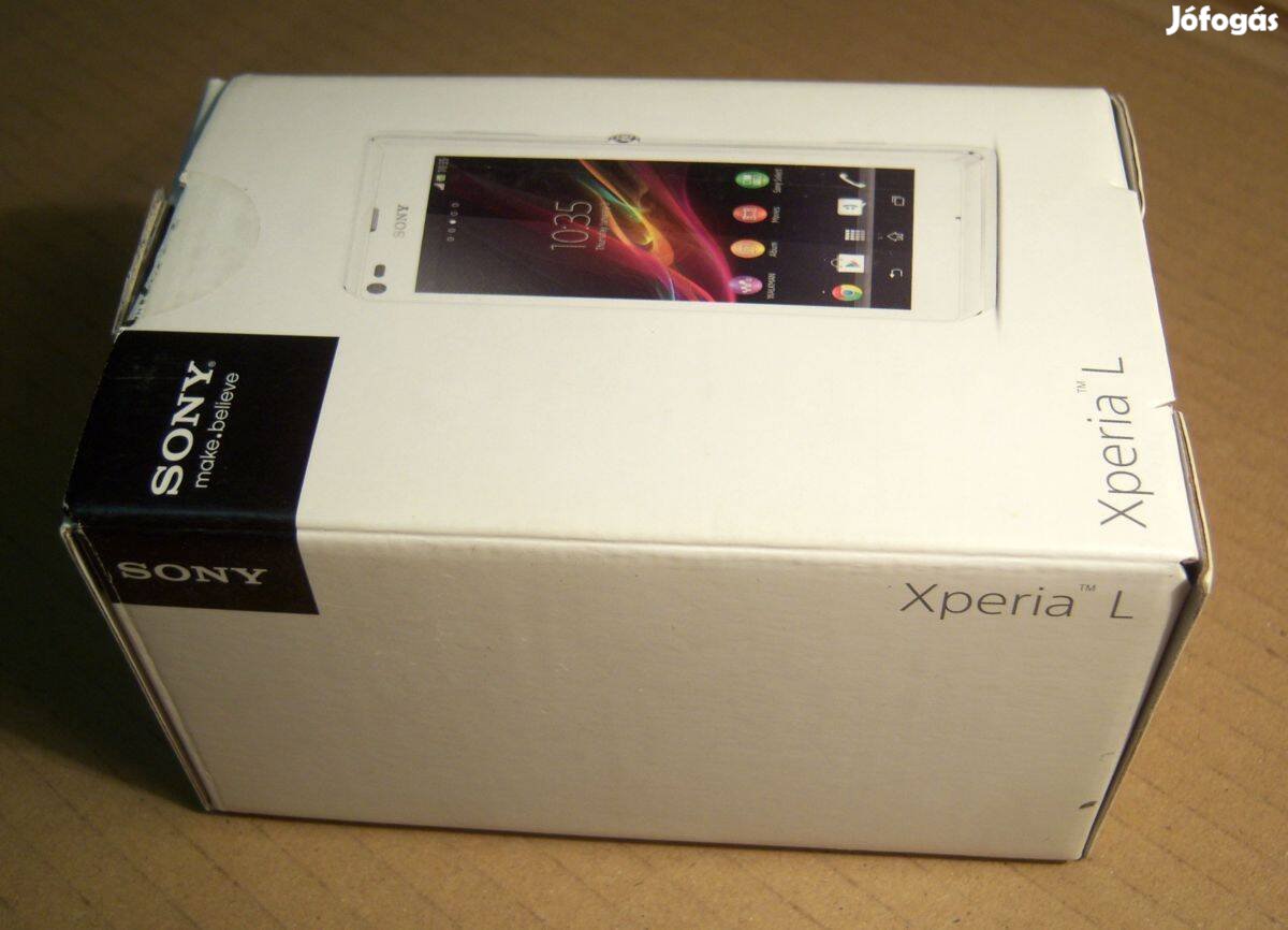 Sony Xperia L (2012) Üres Doboz (Ver.2) Starry Black