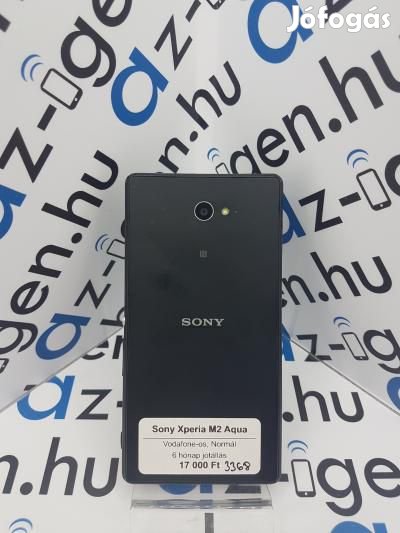 Sony Xperia M2 Aqua|Normál|Fekete|Vodafone-os