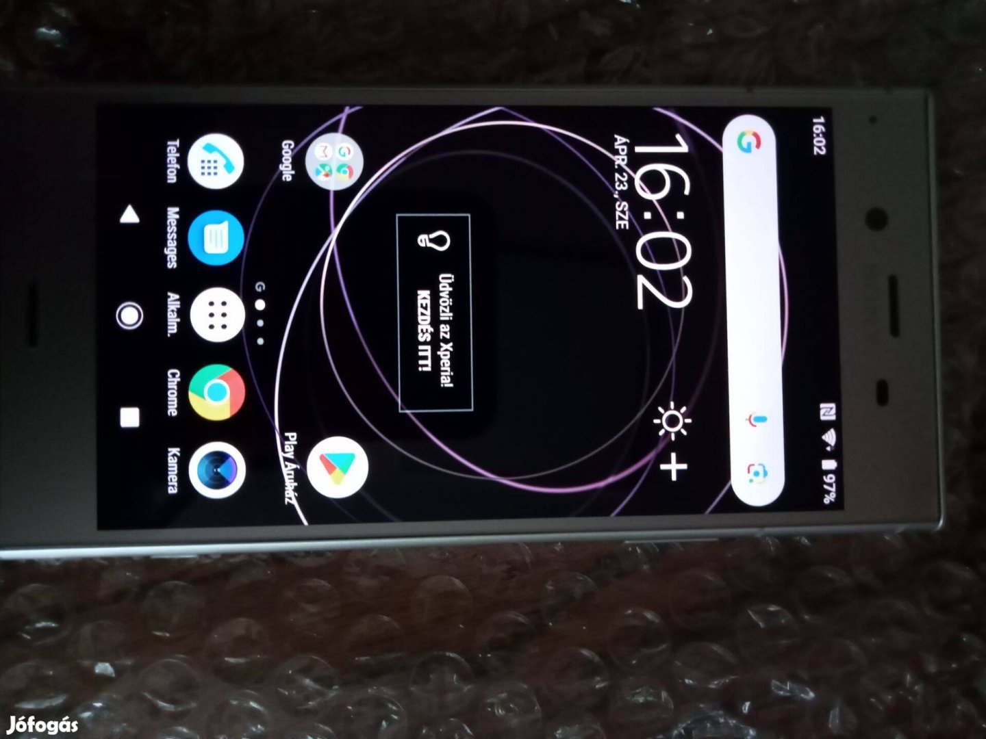 Sony Xperia Xz1 DUAL Független 4/64GB Por és vizálló
