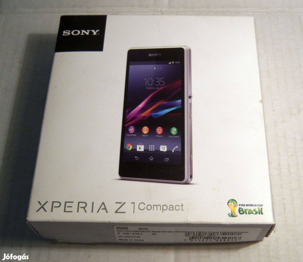 Sony Xperia Z1 Compact (2012) Üres Doboz (Ver.1)