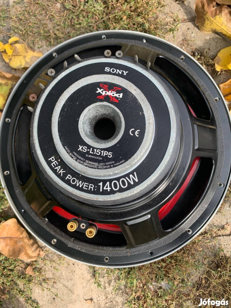 Sony Xplod XS-L151P5 1400W-os autós mélyláda