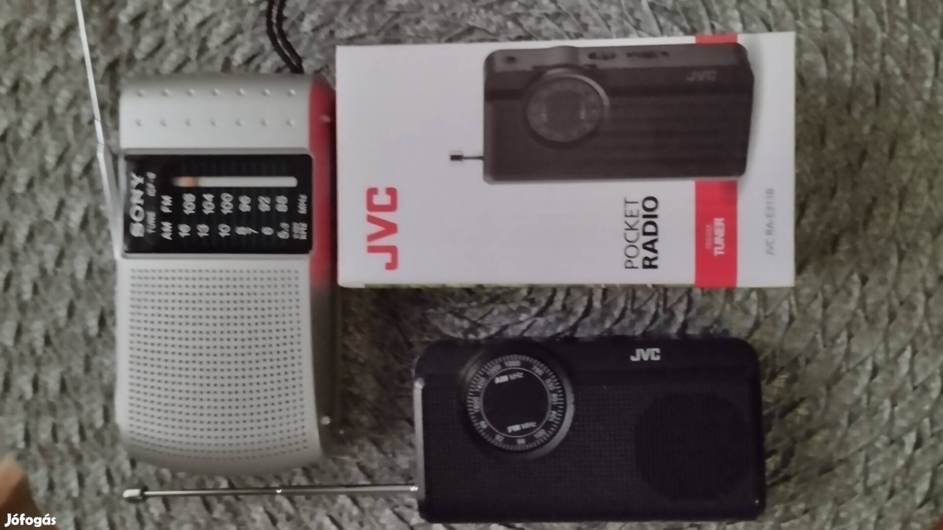 Sony & JVC  AM/FM rádió eladó 