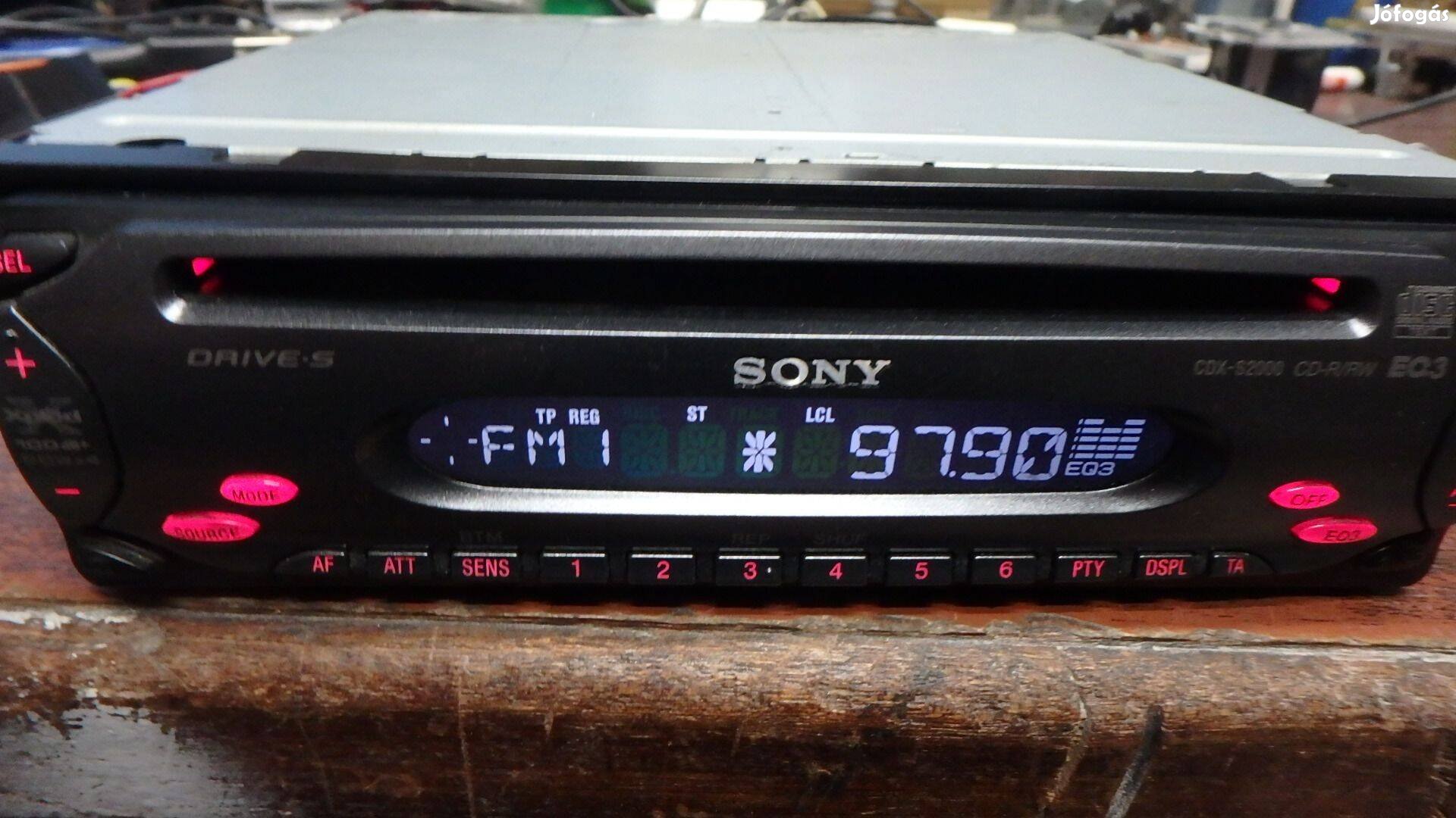 Sony autórádió
