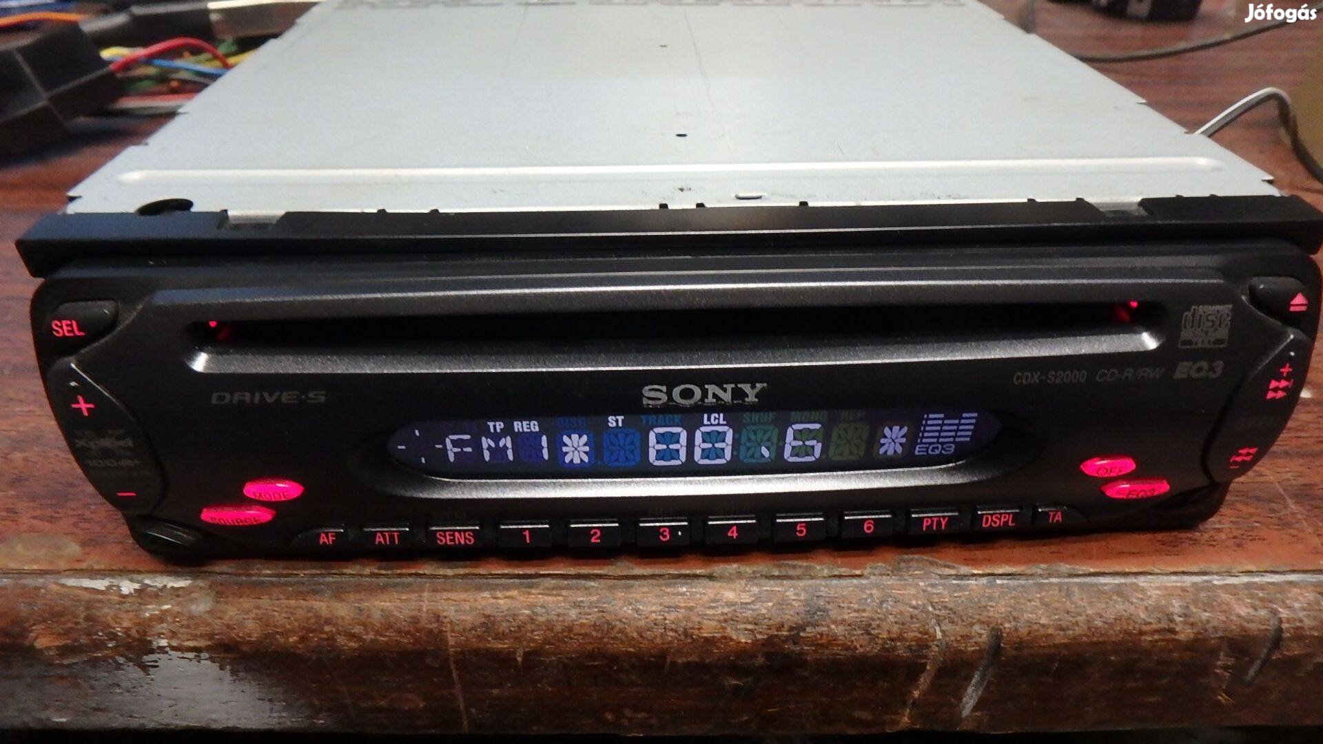 Sony autórádió