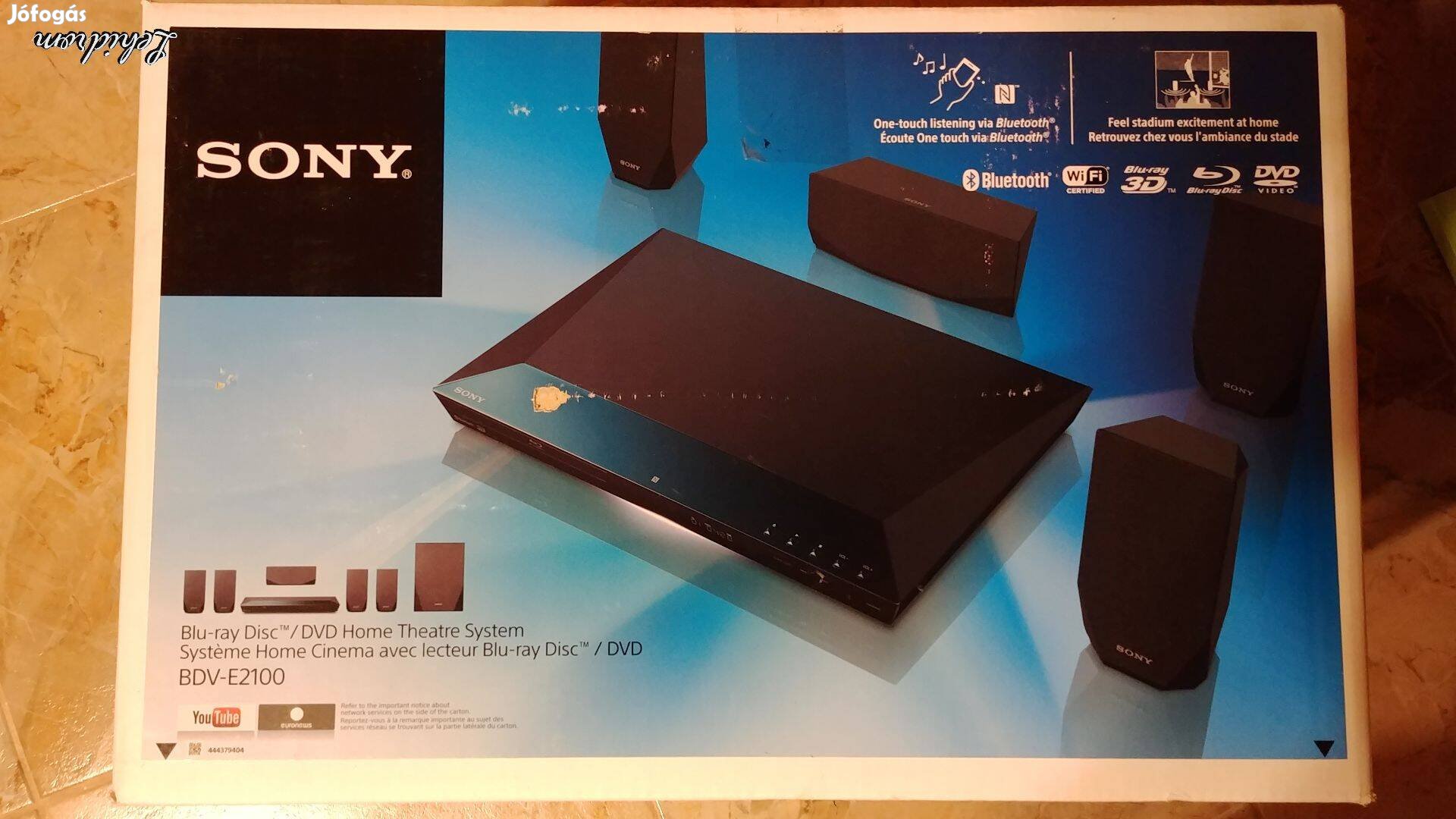 Sony bdv-e2100 házimozi rendszer, médialejátszó + állvány