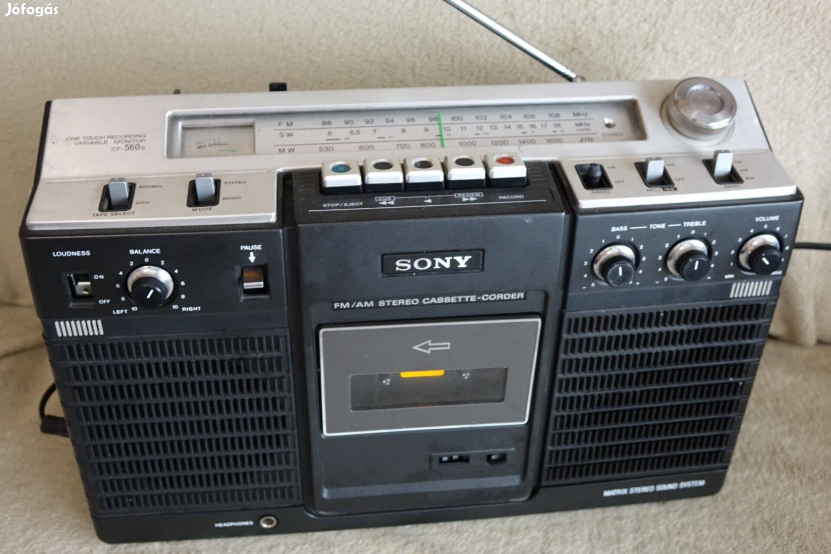 Sony boombox cf 560 s