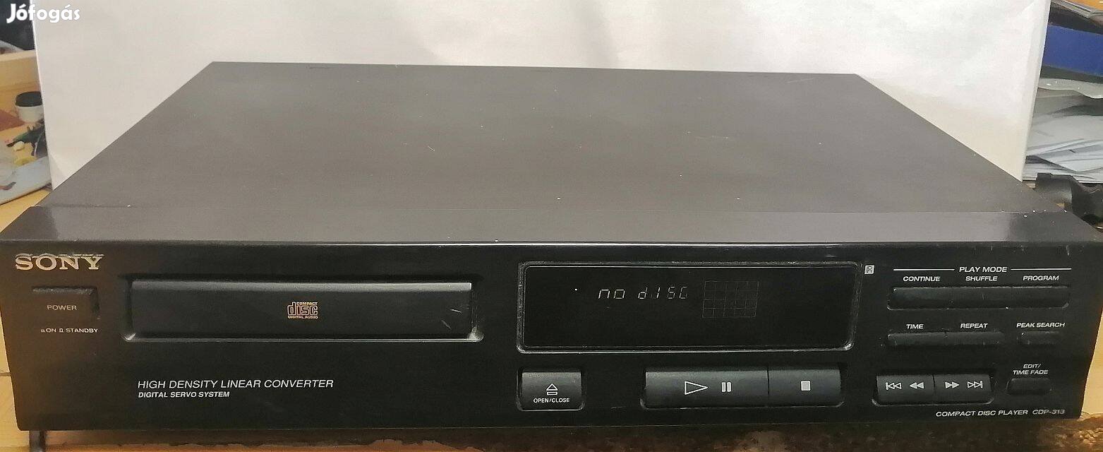 Sony cdp313, Japán gyártmányú CD player hibás