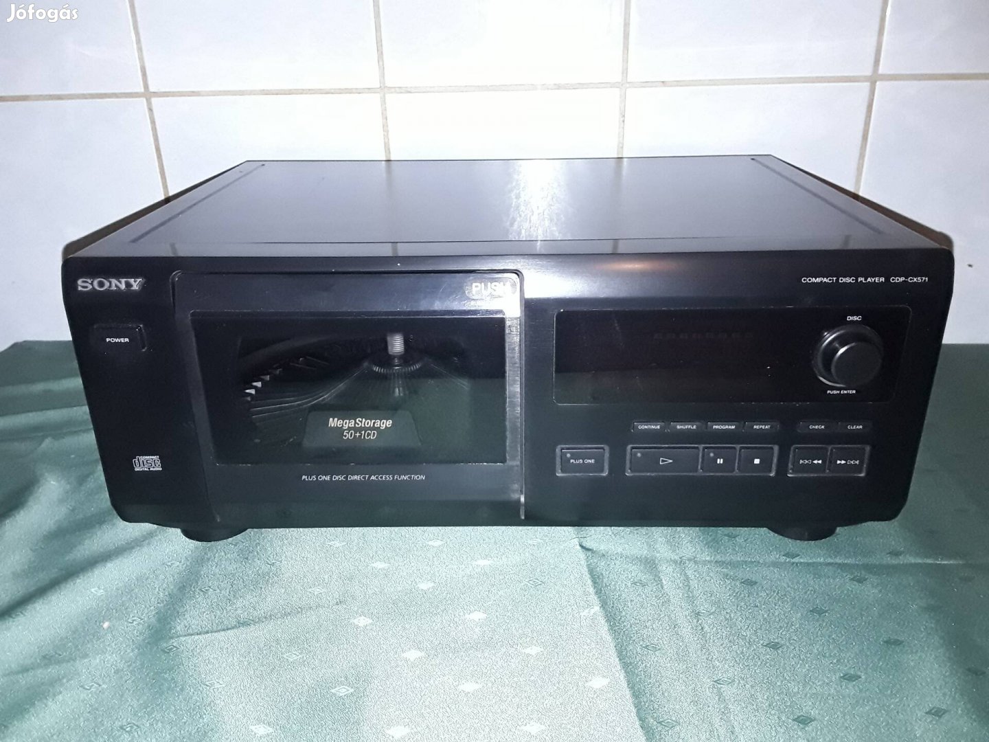 Sony cdp - cx 571 cd tár , cd lejátszó 50 + 1 lemezes! Olvass!