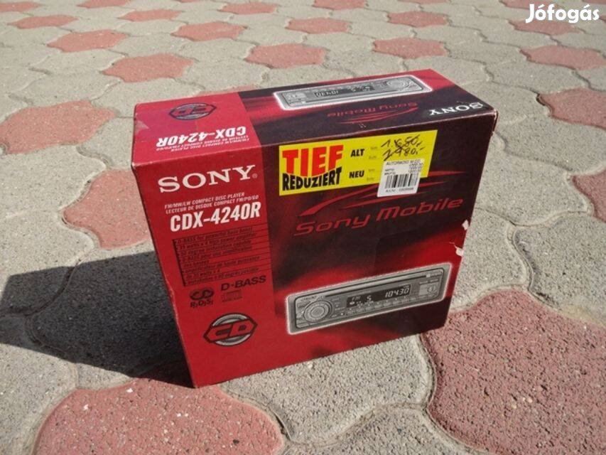 Sony cdx-4240r autó cd játszó csomagoló doboz