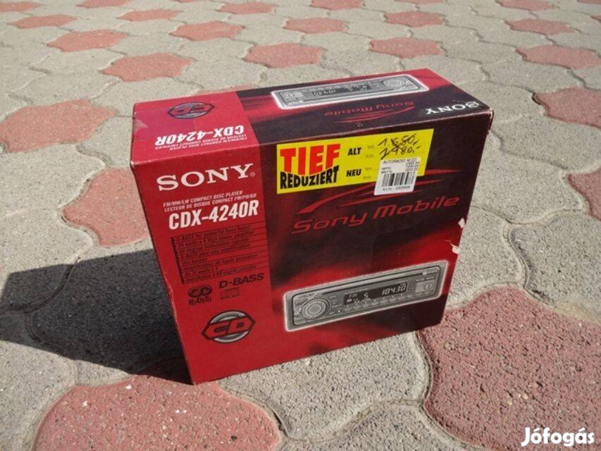 Sony cdx-4240r autó cd játszó csomagoló doboz