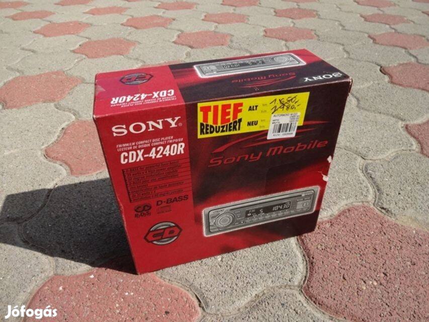 Sony cdx-4240r autó cd játszó csomagoló doboz