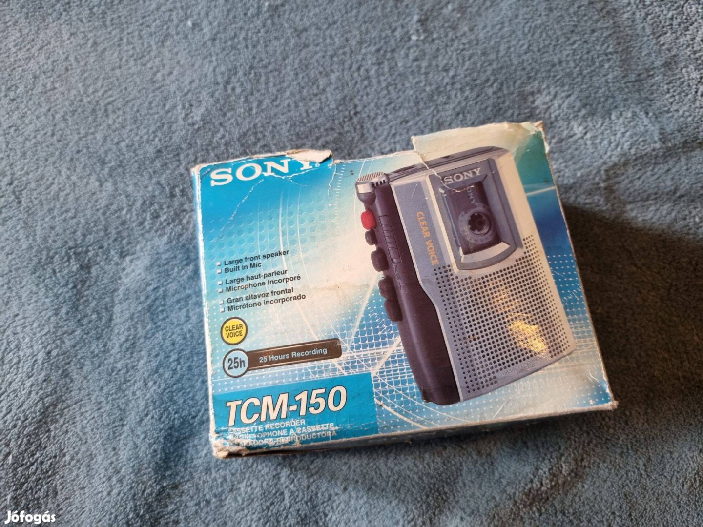 Sony diktafon ajándék kazettával