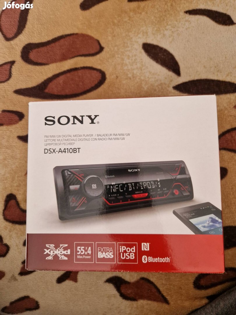 Sony dsx-a410bt 1din autórádió 