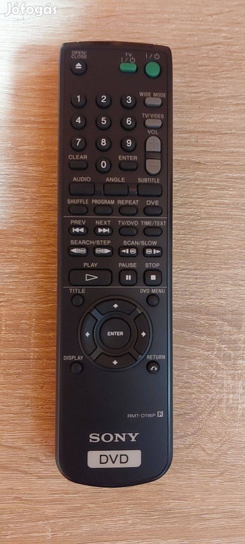 Sony dvd távirányító RMT-D116P