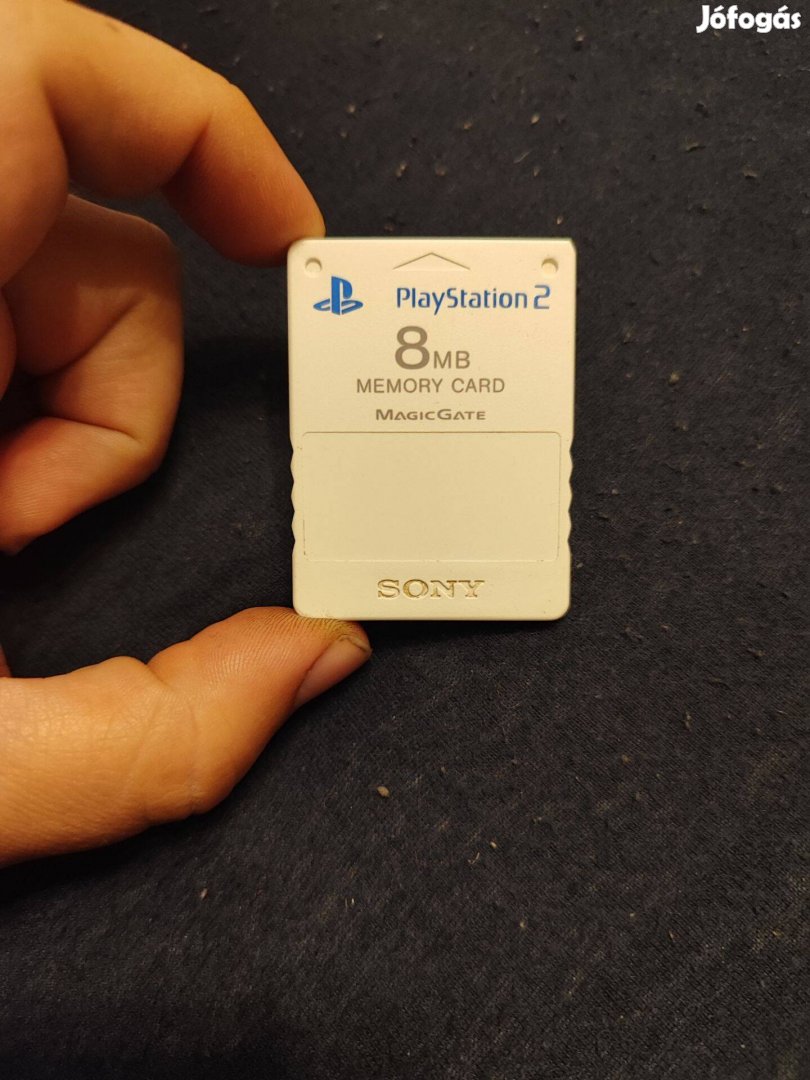 Sony eredeti ps2 playstation 2 memóriakártya Fehér Ritka!