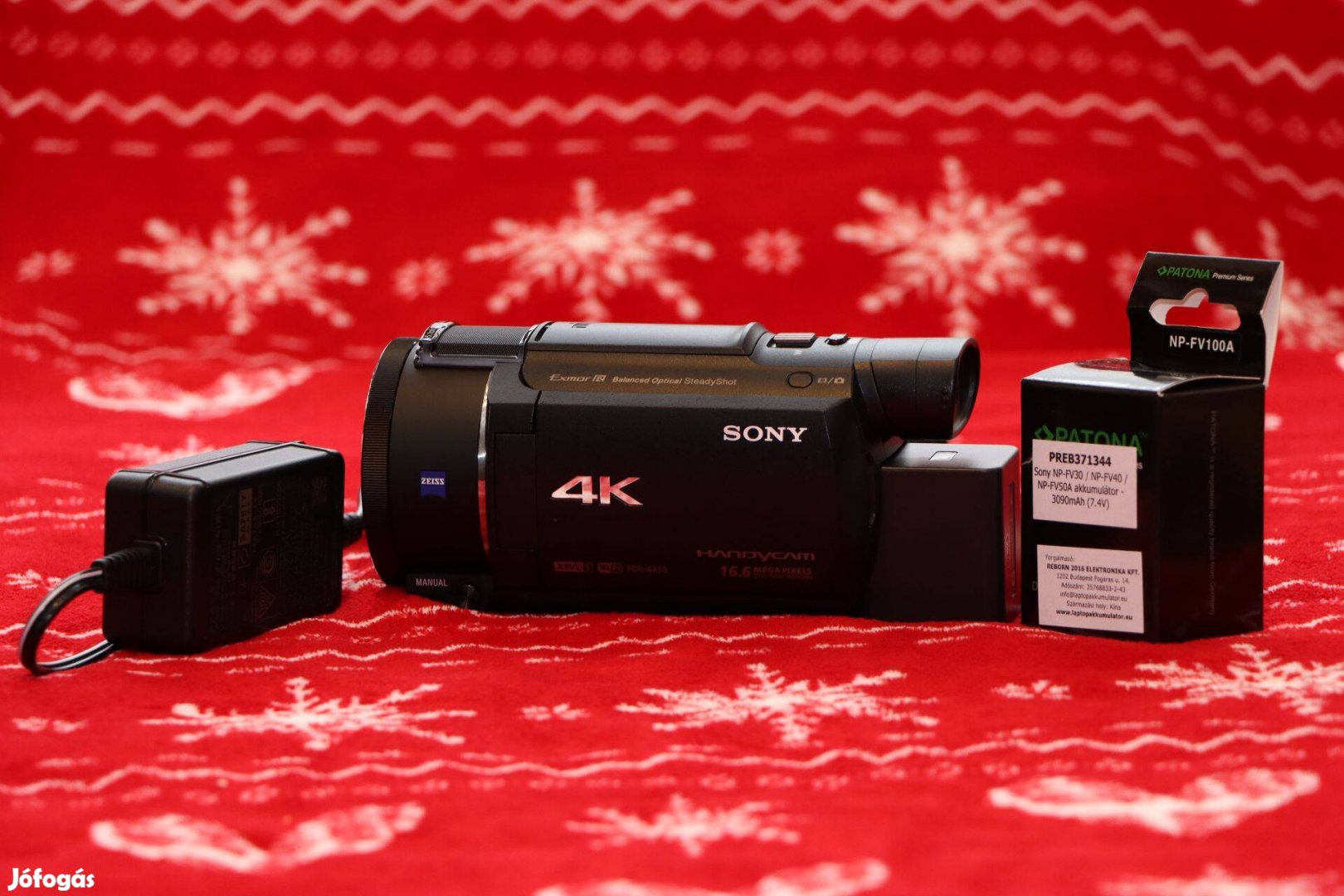 Sony fdr-ax53 4K videókamera