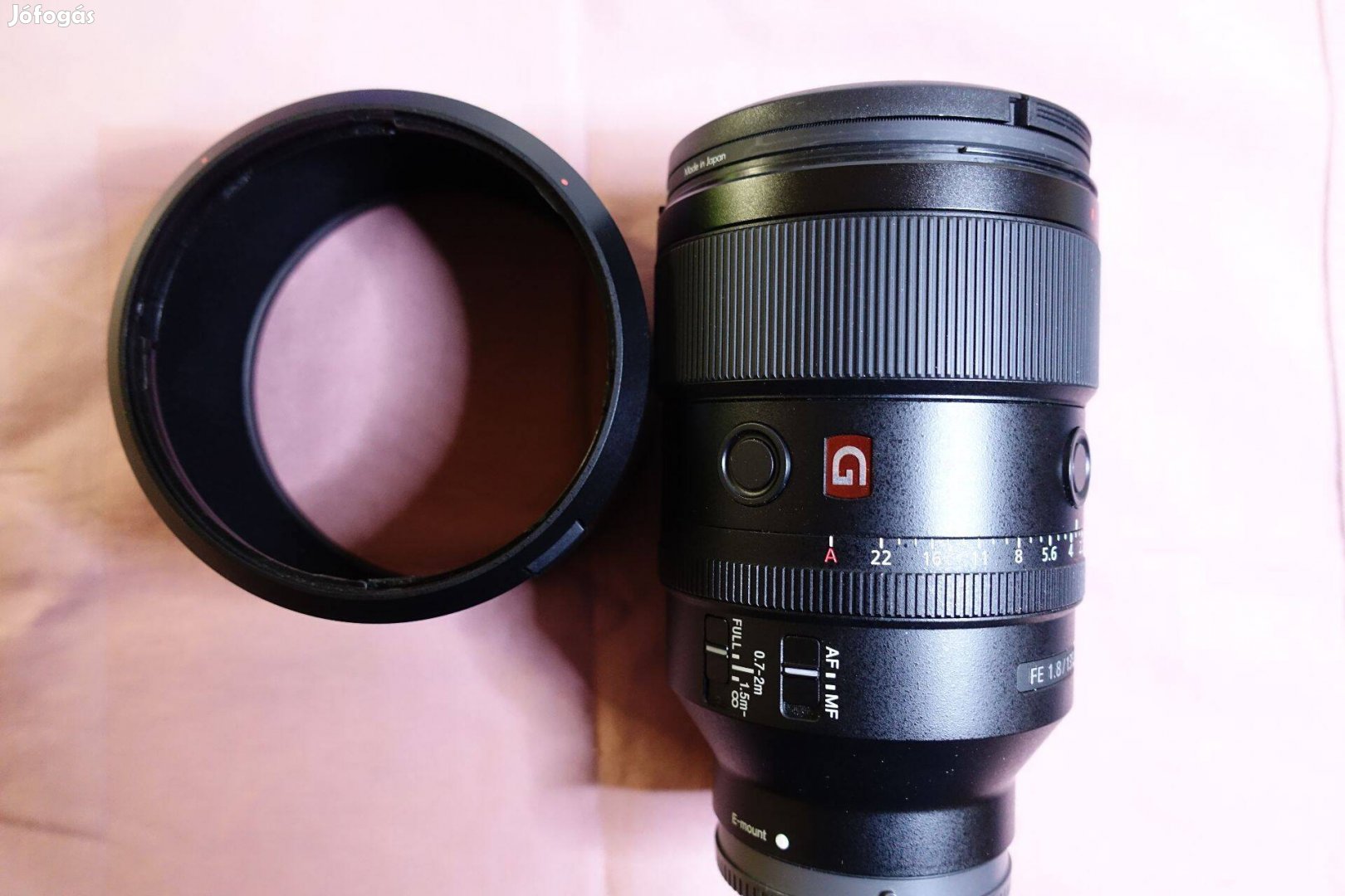 Sony fe 135mm f/1.8 gm objektív eladó