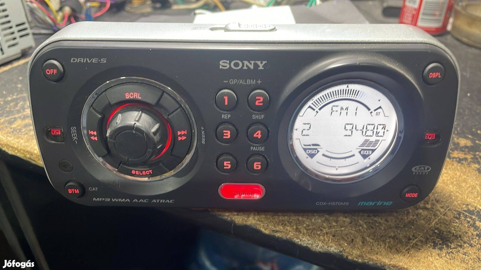 Sony hajóba való cd-mp3 rádió eladó