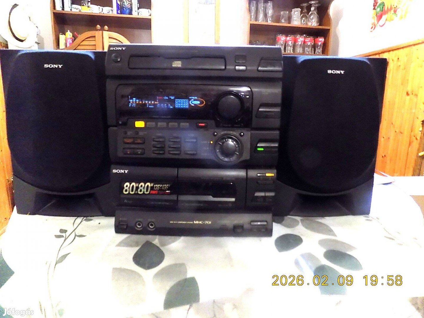 Sony hifi 2x135W zenei teljesítmény