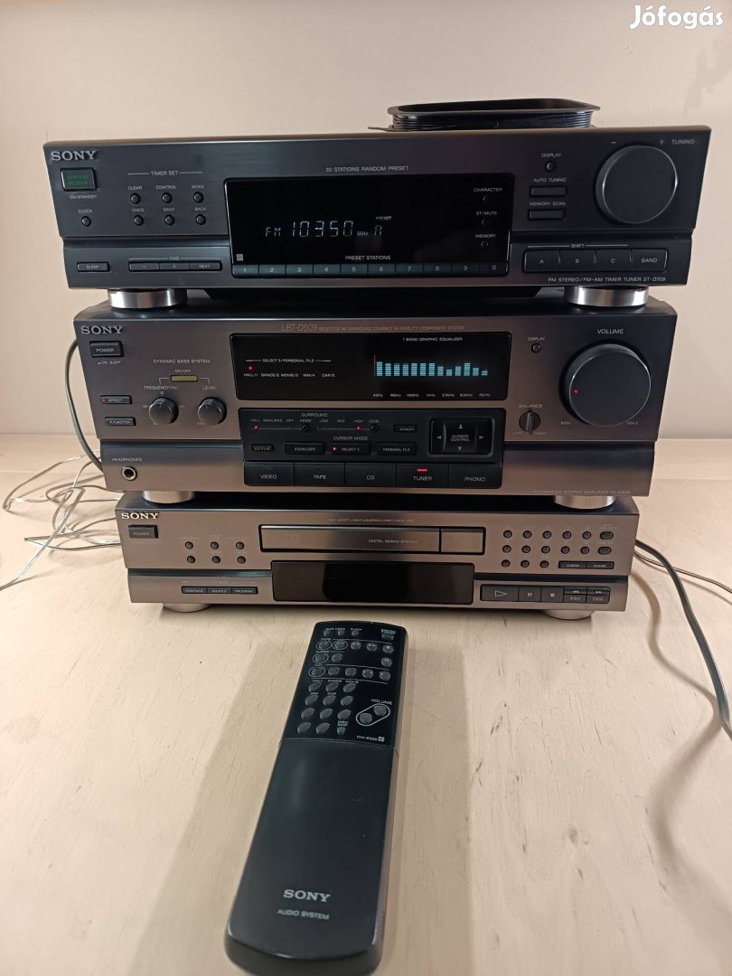 Sony hifi tuner erősítő cd lejátszó 