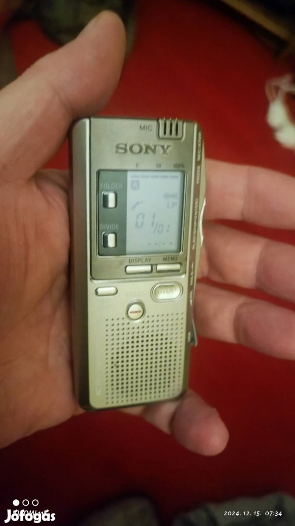 Sony icd-p28 digitális hangrögzítő. Mint az új. Posta 