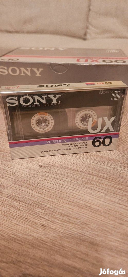 Sony magnókazetta UX60 (Chrome)