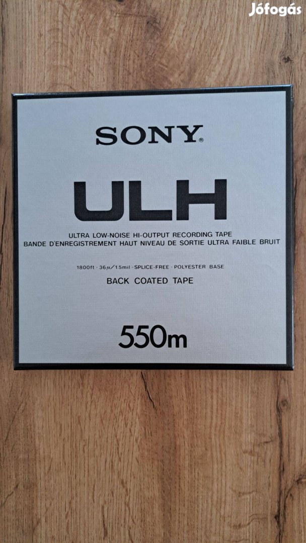 Sony magnószalag 18cm új