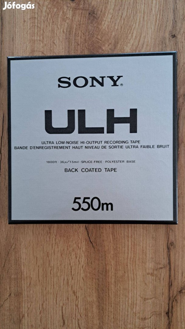 Sony magnószalag 18cm új