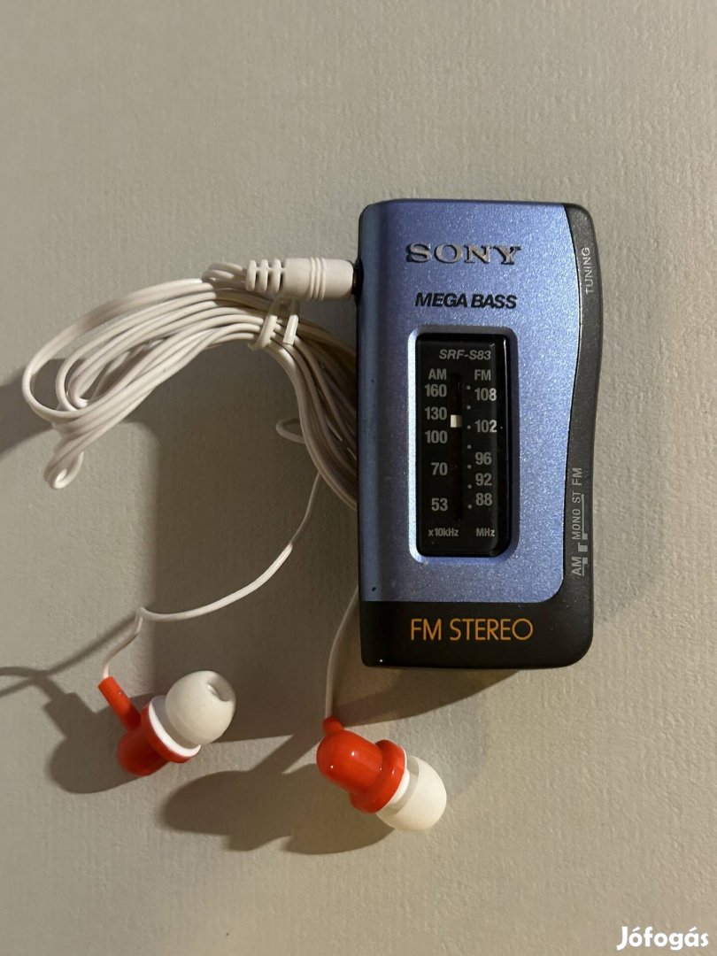 Sony mega bass FM sztereo