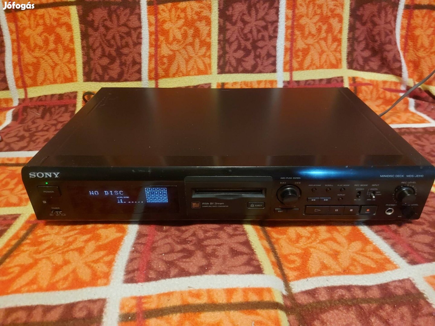 Sony mini disc mds-je510