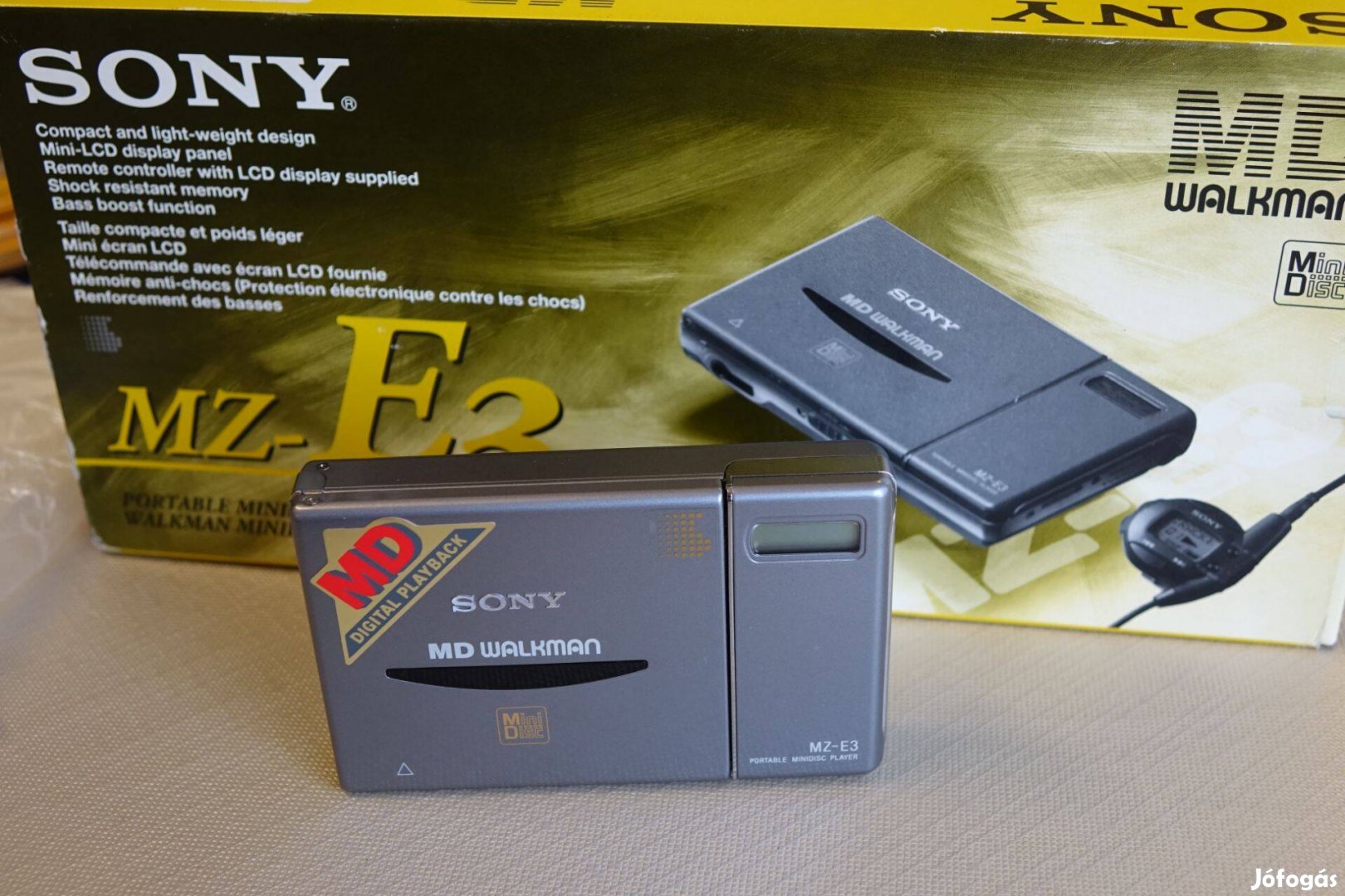 Sony mz e3 walkman új minidisc