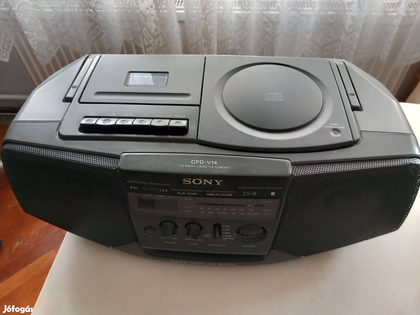 Sony rádió+cd+magnó