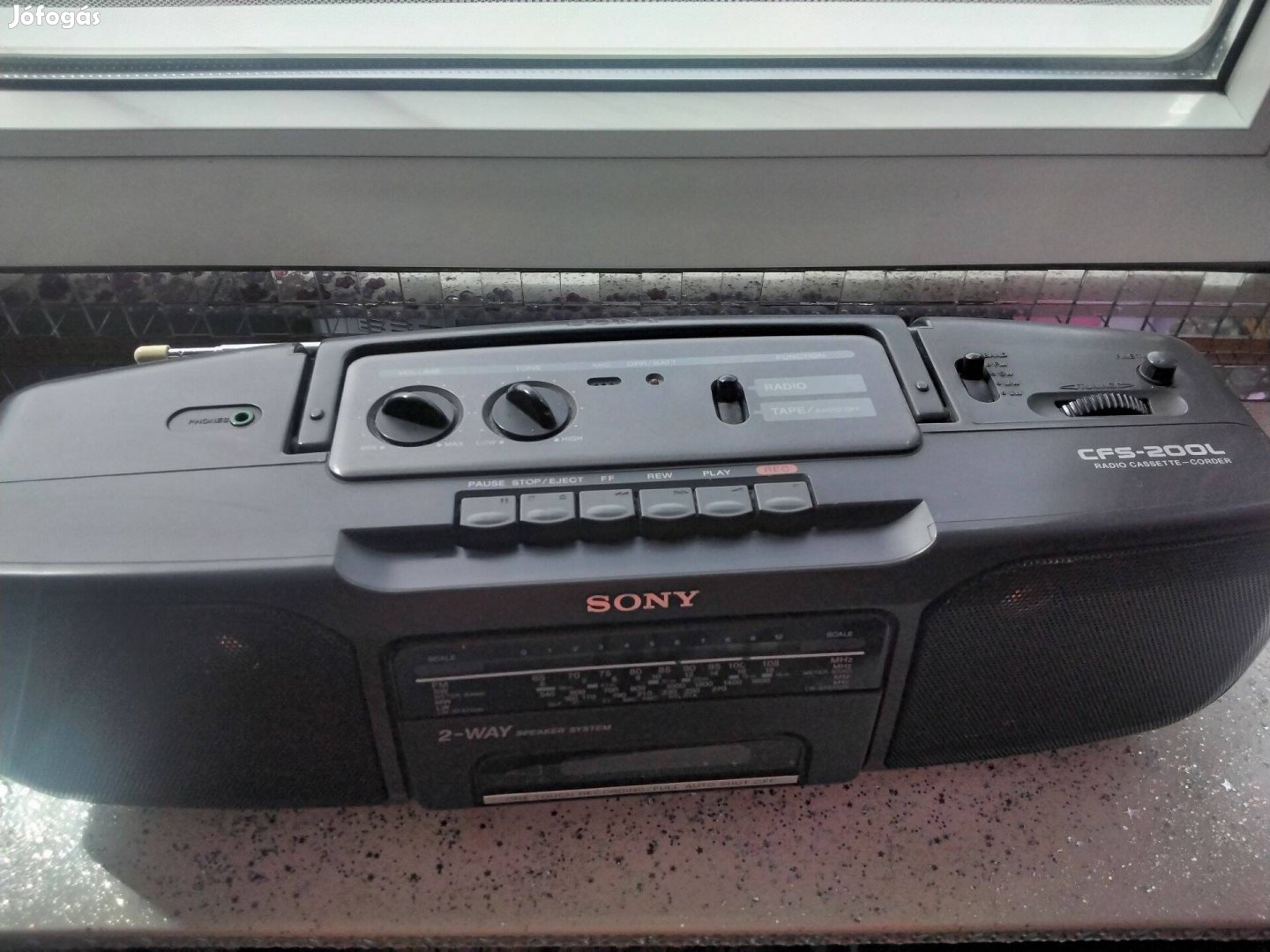 Sony radio magnó eladó. Használt. Működik