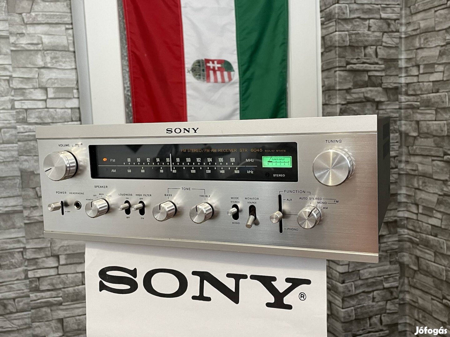 Sony str-6045 vintage stereo erősítő 70s évekből 