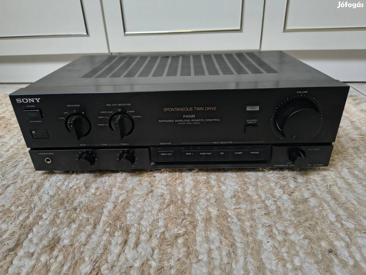 Sony ta-f411r sztereó erősítő hibás