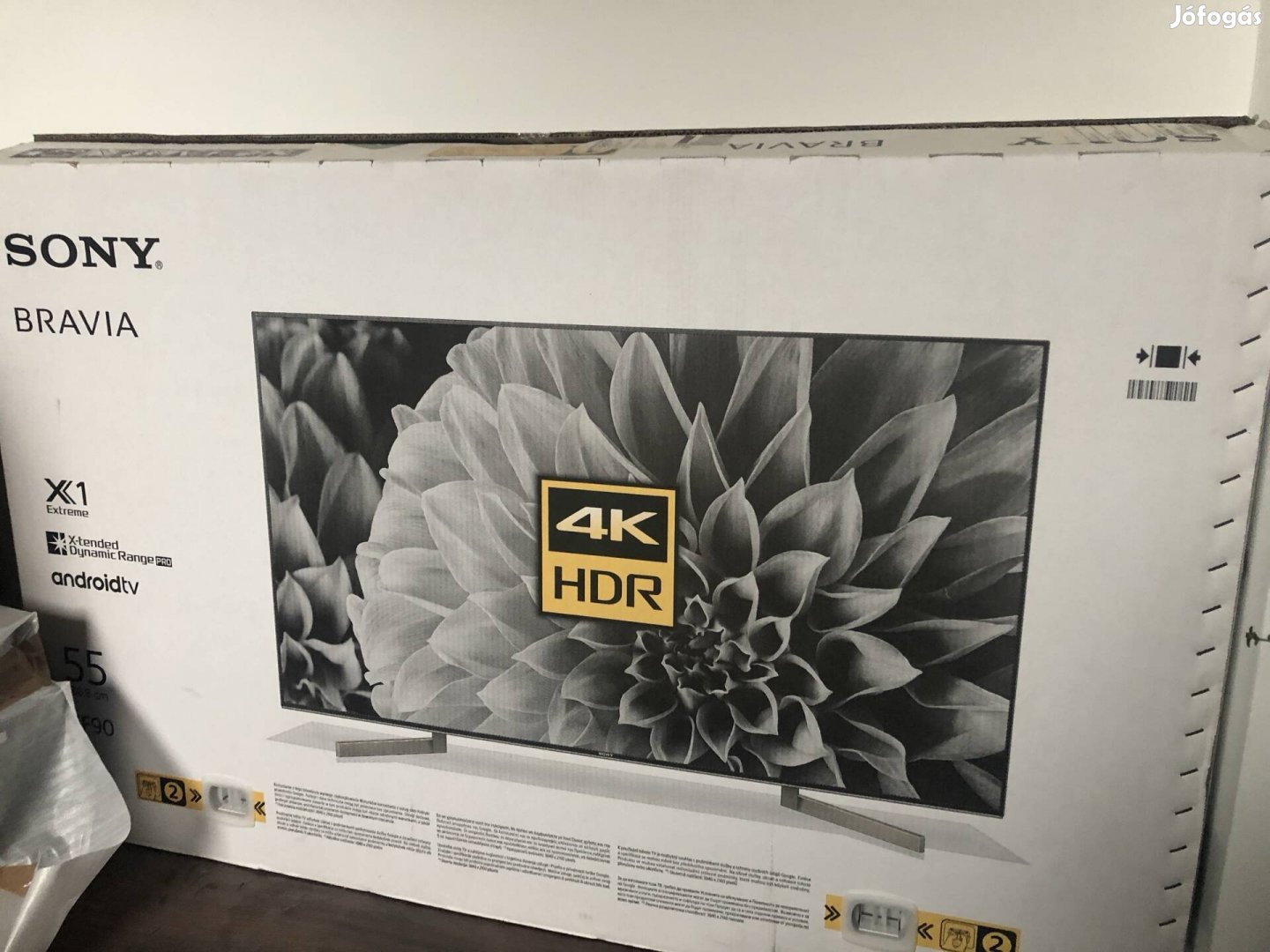 Sony új Bravia 55XF90 (138cm) sérült képernyő 