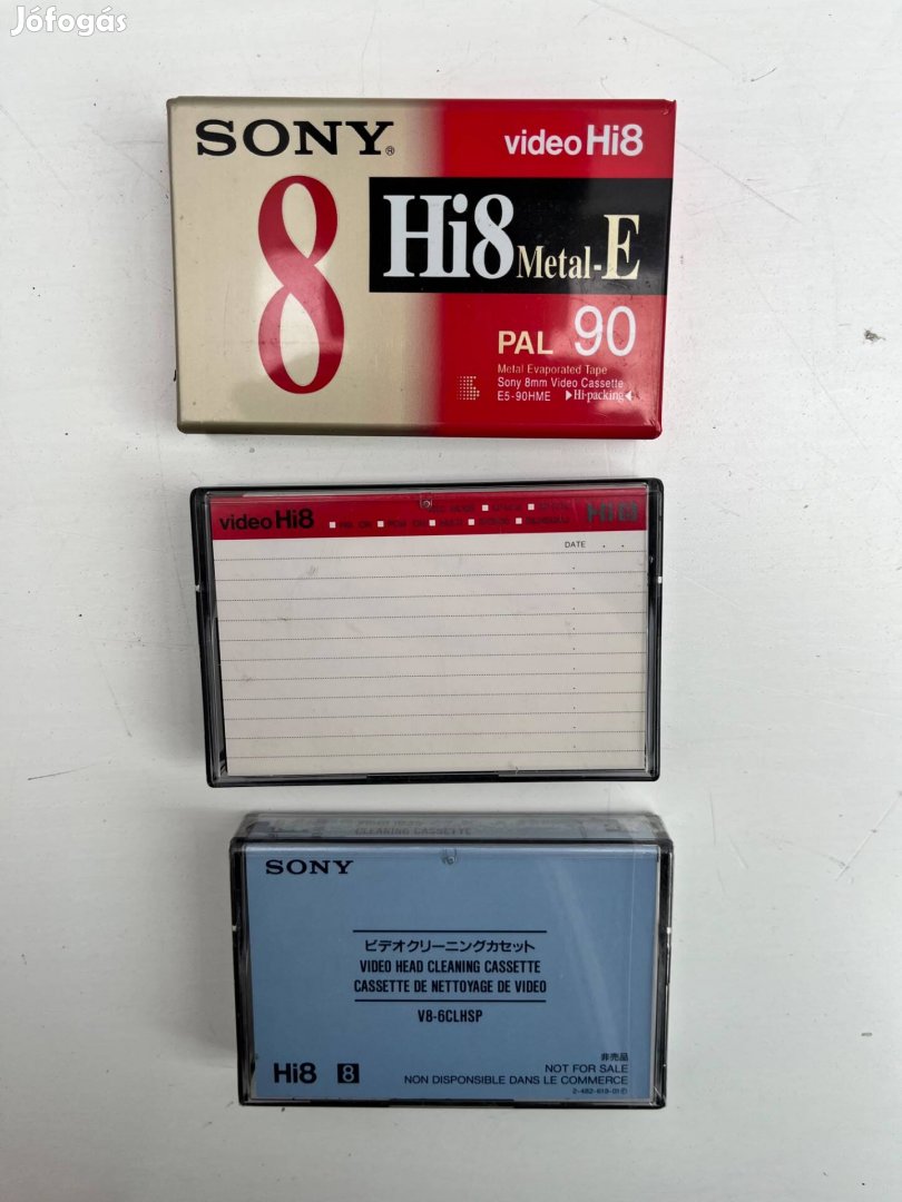 Sony video Hi8 kazetta új tisztító V8-6Clhsp Metal E-120 90
