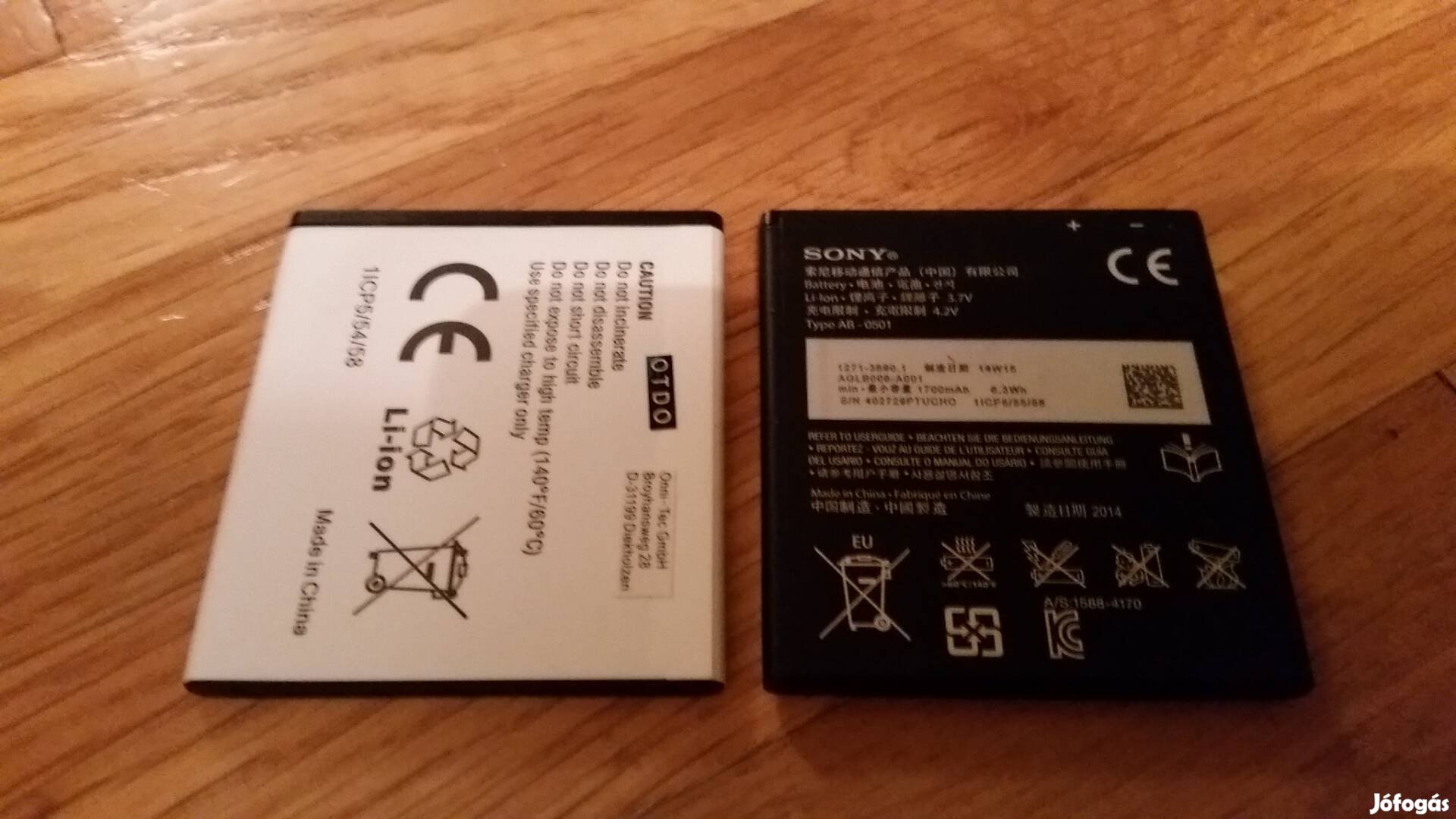 Sony xperia J/TX/M/L akkumulátor 
