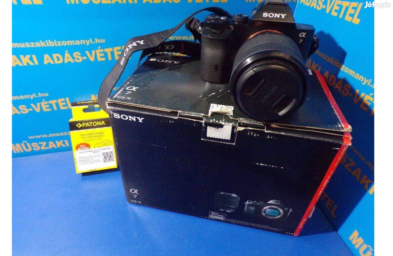 Sonyalpha 7 Digitális fényképezőgépsony Sel28-70 obi jótállással (EX