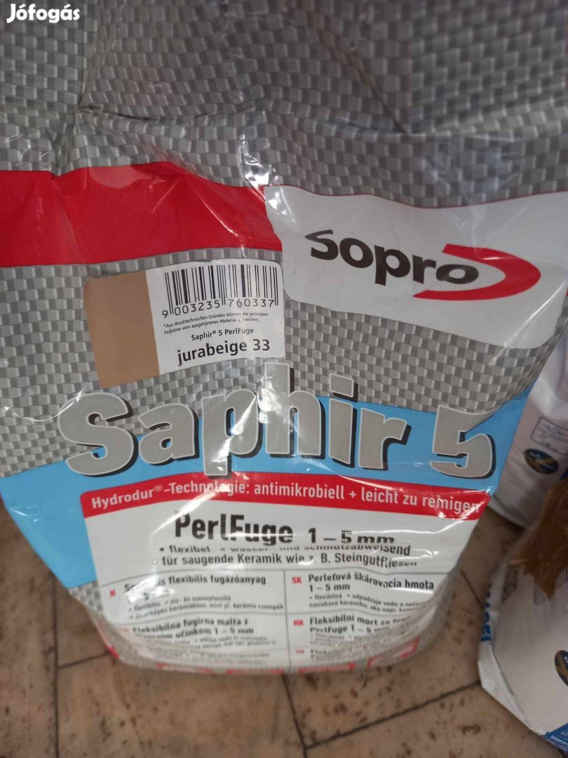 Sopro Saphir 5 spec. flex. fugázó - 1-5 mm 33 Jurabeige