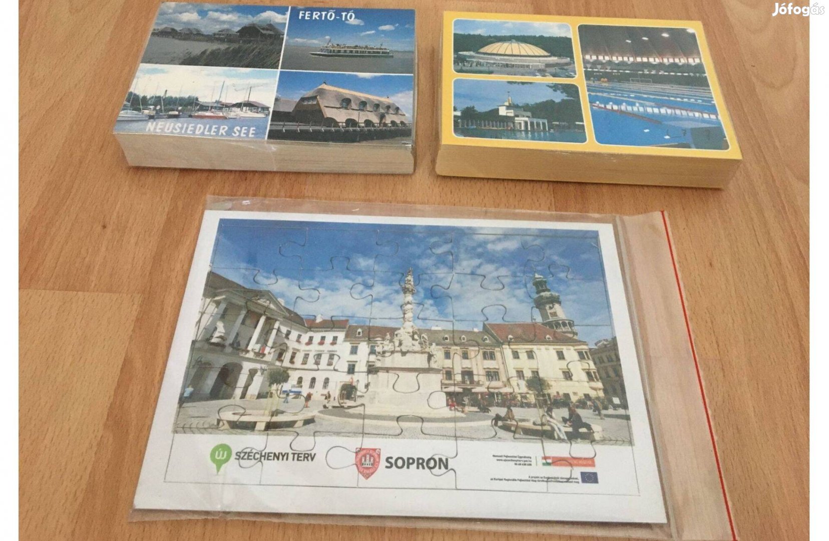 Soproni képeslapok és puzzle