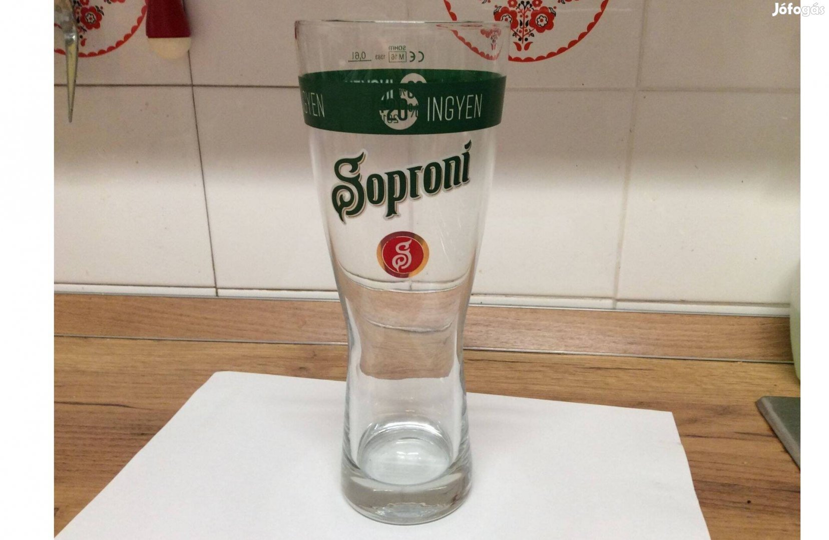 Sopronis Sörös pohár Új söröspohár 0,5 liter +20% ingyen